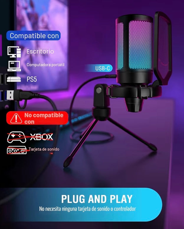 USB gaming microphone