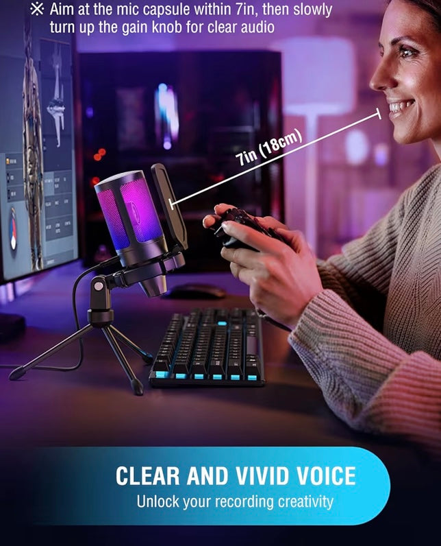 USB gaming microphone